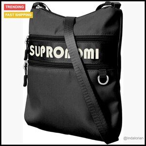 Small Nylon Crossbody Bag Lightweight Adjustable Strap Travel Purse Chic